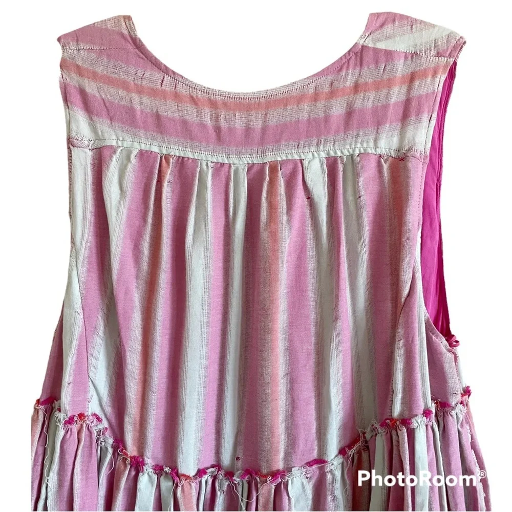 FREE PEOPLE Do It Again BOHO Cotton Mini Dress NWT Small - Picture 12 of 16